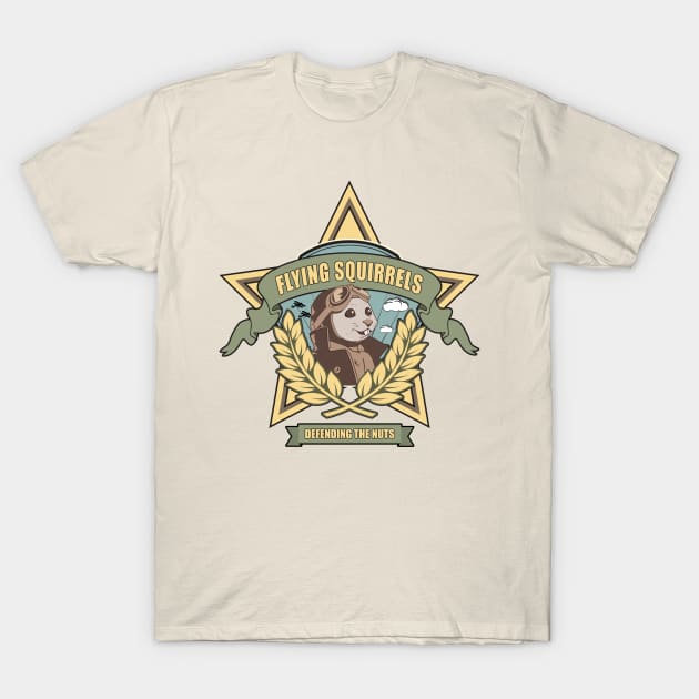 Flying Squirrel Squadron T-Shirt by Cosmo Gazoo